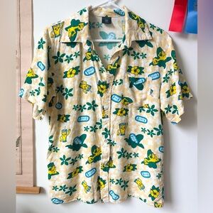 Epic Games Employee EXCLUSIVE Rare Fortnite Peely Hawaiian Button Up Shirt XS